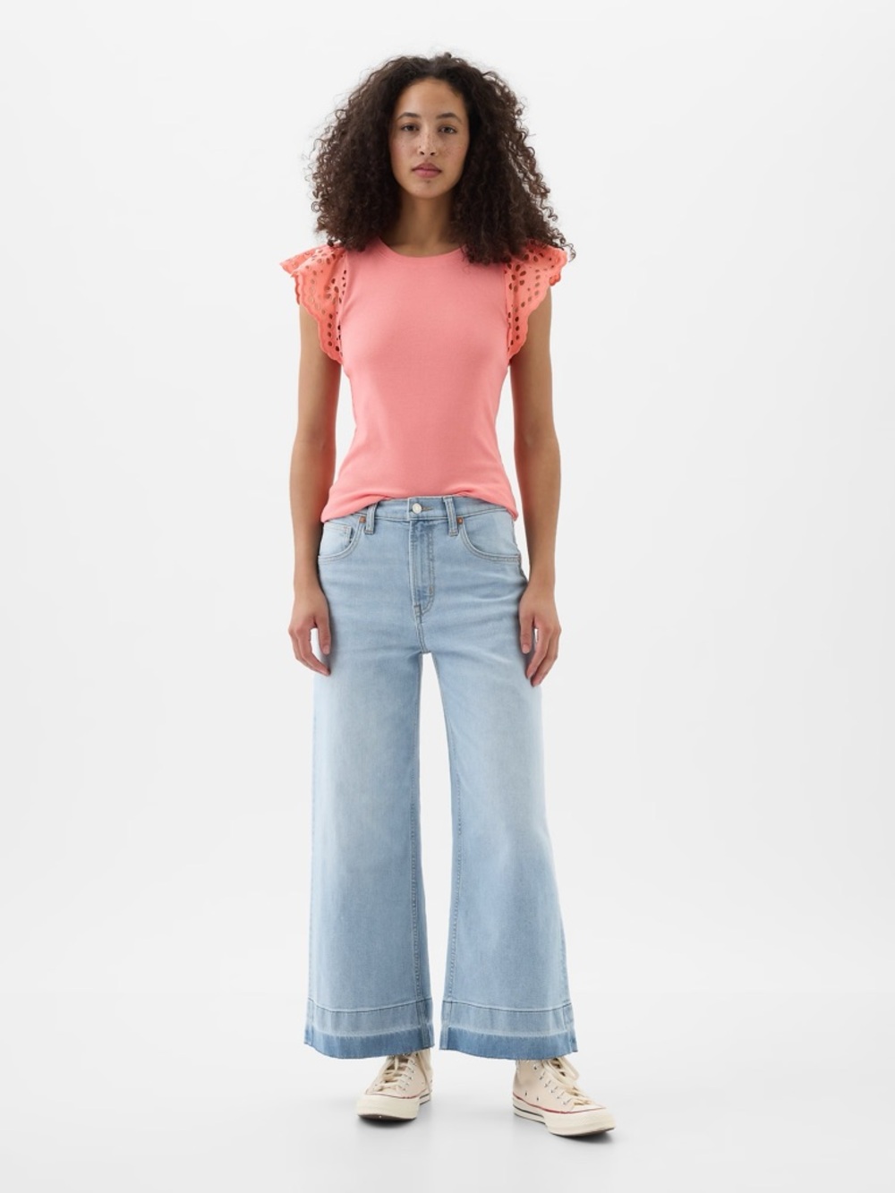 GAP Wide-Leg Women's Crop Jeans